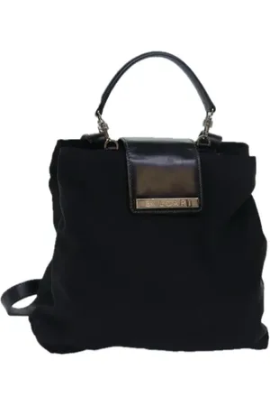 Bvlgari Dames, Pre-owned, Zwart, Maat: ONE Size Nylon