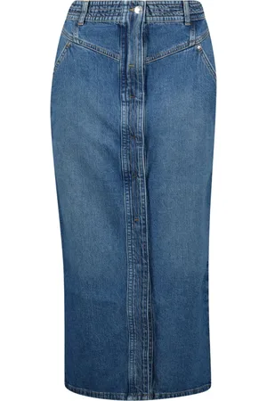 IRO Dames, Rokken, Blauw, Maat: S Denim