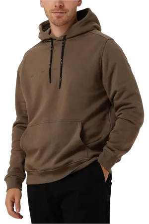 Genti Heren, Sweatshirts & Hoodies, Bruin, Maat: M