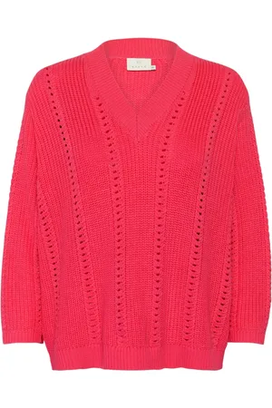 Kaffe Dames, Truien, Roze, Maat: XL