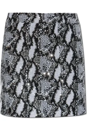 IRO Dames, Rokken, Zwart, Maat: L Nylon