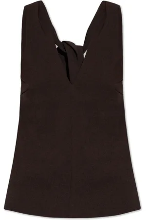 Samsøe Samsøe Dames, Tops, Bruin, Maat: XS Leer