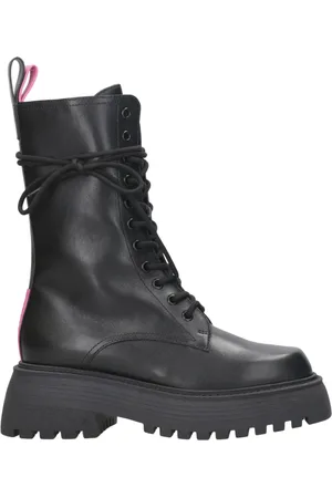 3Juin Dames, Schoenen, Zwart, Maat: 37 EU Leer
