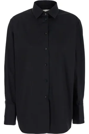 Rohe Dames, Blouses & Shirts, Zwart, Maat: M
