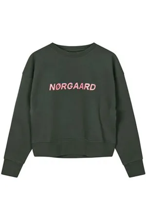 Mads Norgaard Dames, Sweatshirts & Hoodies, Groen, Maat: 2XL Katoen