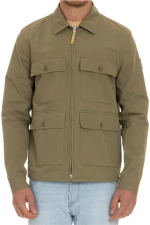 Belstaff Heren, Jassen, Groen, Maat: 2XL Katoen
