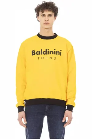 BALDININI Heren, Sweatshirts & Hoodies, Geel, Maat: XL Fleece