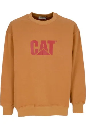 Caterpillar Heren, Sweatshirts & Hoodies, Bruin, Maat: M Katoen