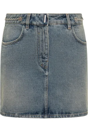 Givenchy Dames, Rokken, Blauw, Maat: XS Denim