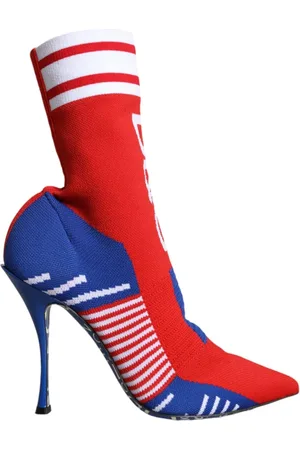 Dolce & Gabbana Dames, Schoenen, Veelkleurig, Maat: 37 1/2 EU Leer