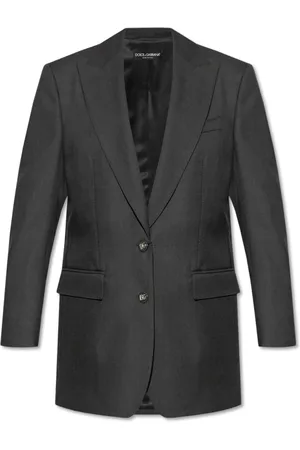 Dolce & Gabbana Dames, Jassen, Grijs, Maat: XS Wol