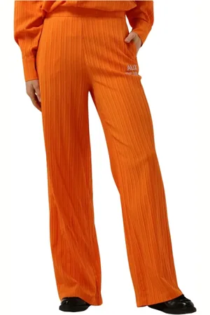 Alix the label Dames, Broeken, Oranje, Maat: S Viscose