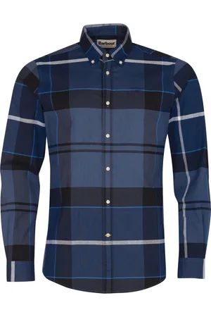 Barbour Heren, Overhemden, Blauw, Maat: XL Katoen