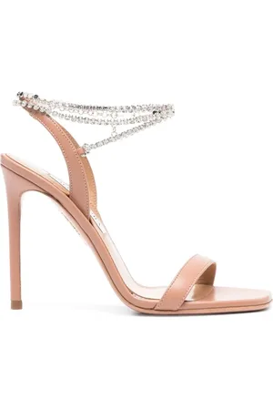 Aquazzura Dames, Schoenen, Roze, Maat: 38 1/2 EU Leer