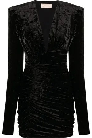 ALEXANDRE VAUTHIER Dames, Jurken, Zwart, Maat: XS Poliester
