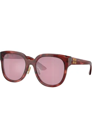 Miu Miu Dames, Accessoires, Rood, Maat: 55 MM