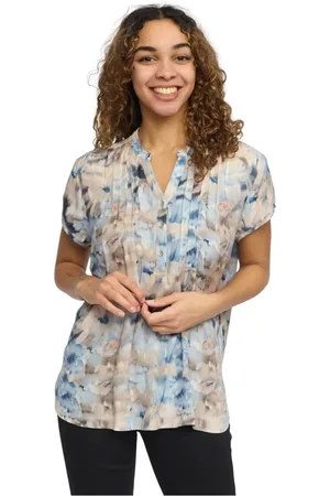 2-Biz Dames, Blouses & Shirts, Veelkleurig, Maat: S