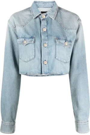3x1 Dames, Jassen, Blauw, Maat: M Denim