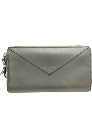 Balenciaga Dames, Pre-owned, Grijs, Maat: ONE Size Leer