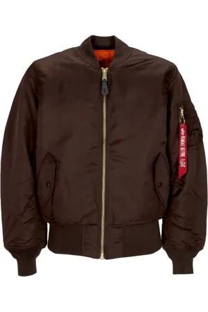 Alpha Industries Heren, Jassen, Bruin, Maat: XL