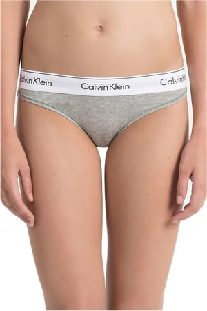 Calvin Klein Dames, Ondergoed, Grijs, Maat: L Katoen