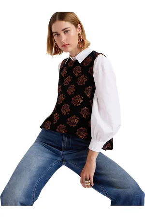 La DoubleJ Dames, Tops, Zwart, Maat: XS Denim