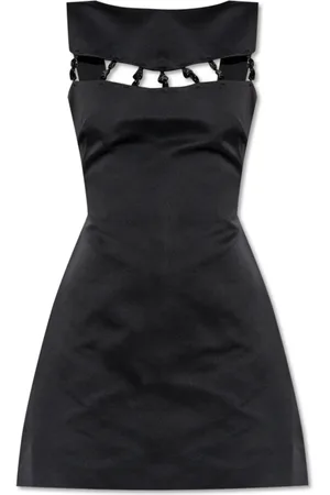 Cult Gaia Dames, Jurken, Zwart, Maat: XS Poliester