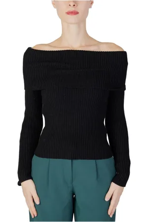 ONLY Dames, Truien, Zwart, Maat: M Nylon