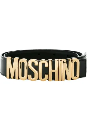 Moschino Dames, Accessoires, Zwart, Maat: 80 CM Leer