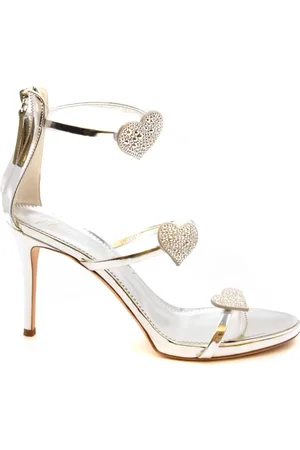 Giuseppe Zanotti Dames, Schoenen, Grijs, Maat: 41 EU Leer