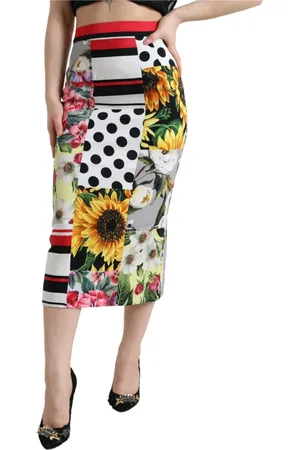 Dolce & Gabbana Dames, Rokken, Veelkleurig, Maat: 2XS Zijde