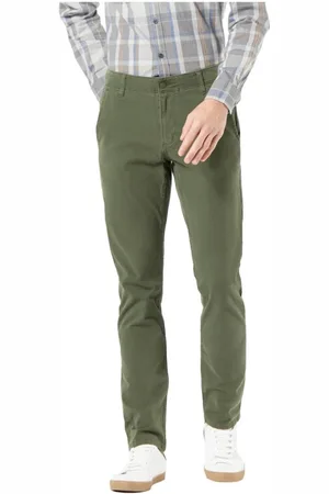 Dockers Heren, Broeken, Groen, Maat: W30 L32 Katoen