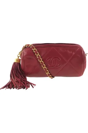 CHANEL Dames, Pre-owned, Rood, Maat: ONE Size Tweed