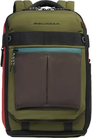 Piquadro Unisex, Tassen, Groen, Maat: ONE Size