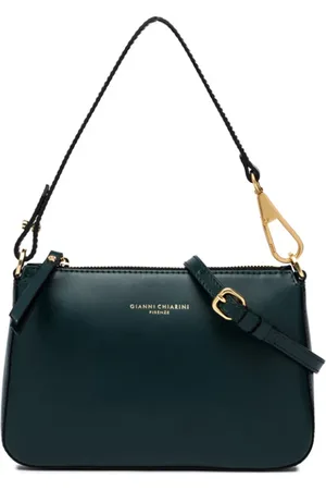 Gianni chiarini Dames, Tassen, Groen, Maat: ONE Size Leer