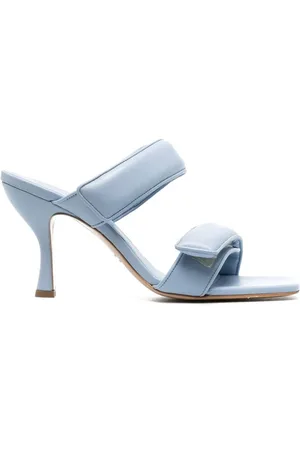 Gia Borghini Dames, Schoenen, Blauw, Maat: 37 EU Leer