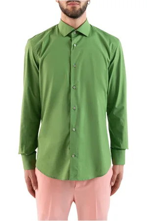 COR SINE LABE DOLI Heren, Overhemden, Groen, Maat: M