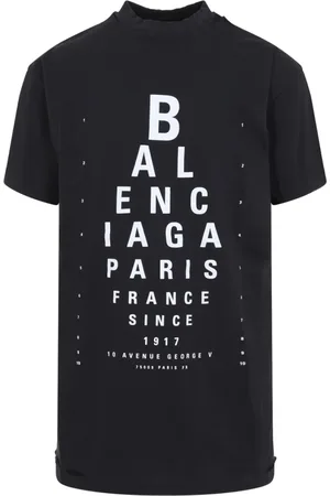 Balenciaga Heren, Tops, Zwart, Maat: S Katoen