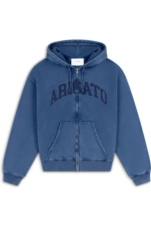 Axel Arigato Heren, Sweatshirts & Hoodies, Blauw, Maat: XL Katoen