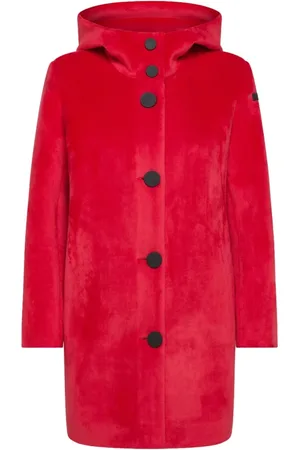 RRD Dames, Mantels, Rood, Maat: S Velours