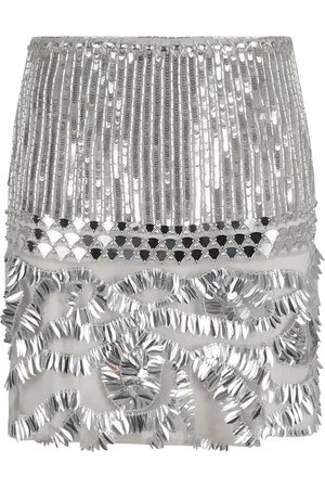 Alberta Ferretti Dames, Rokken, Grijs, Maat: XS