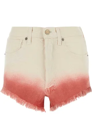 Alanui Dames, Korte broeken, Veelkleurig, Maat: W26 Denim