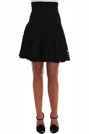 Dolce & Gabbana Dames, Rokken, Zwart, Maat: 3XS Katoen