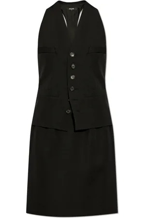 Dsquared2 Dames, Jurken, Zwart, Maat: 2XS Wol
