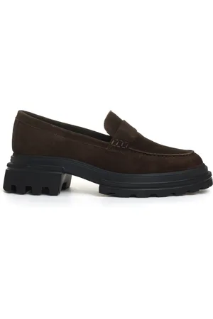 Hogan Dames, Schoenen, Bruin, Maat: 39 1/2 EU Suède