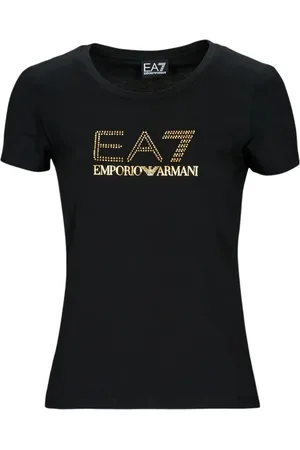 EA7 Dames, Tops, Zwart, Maat: XS Viscose