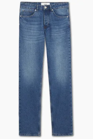 Ami Heren, Jeans, Blauw, Maat: S Katoen