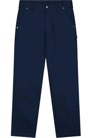 OLAF HUSSEIN Heren, Broeken, Blauw, Maat: XS