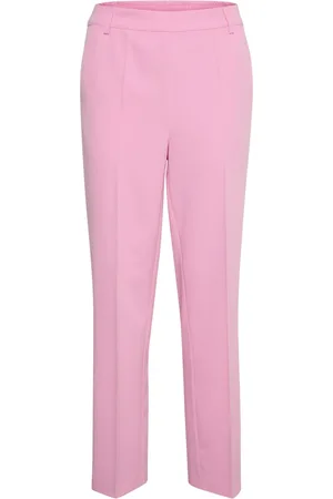 Kaffe Dames, Broeken, Roze, Maat: 3XL Viscose