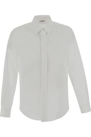 Alexander McQueen Heren, Overhemden, Wit, Maat: 2XL Katoen